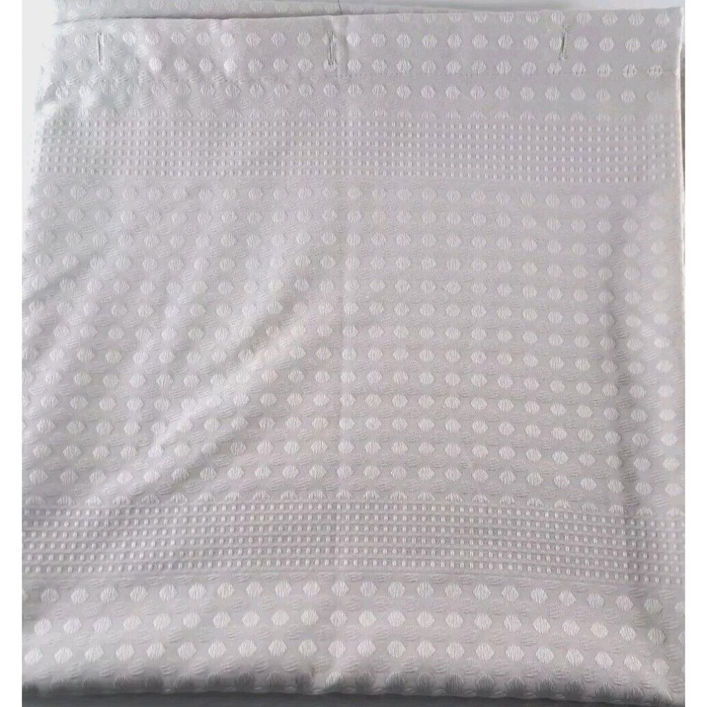Huntington Home Fabric Shower Curtain Light Purple Lavender Polka Dot Chic